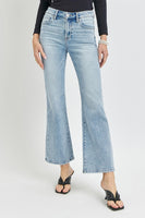 RISEN Full Size High Rise Ankle Flare Jeans