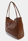 Fame Faux Leather Tote Bag